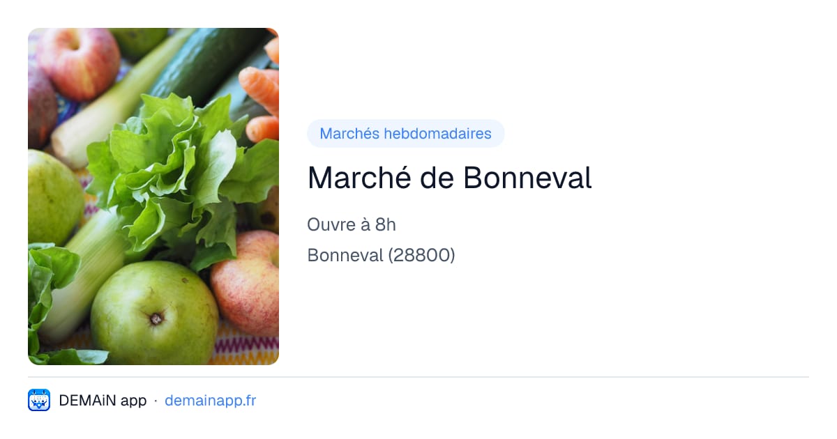 Marché de Bonneval — Bonneval