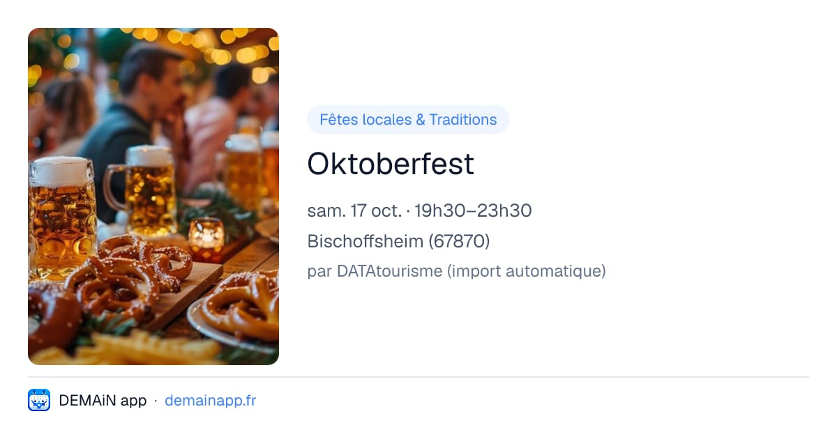 Oktoberfest — Bischoffsheim