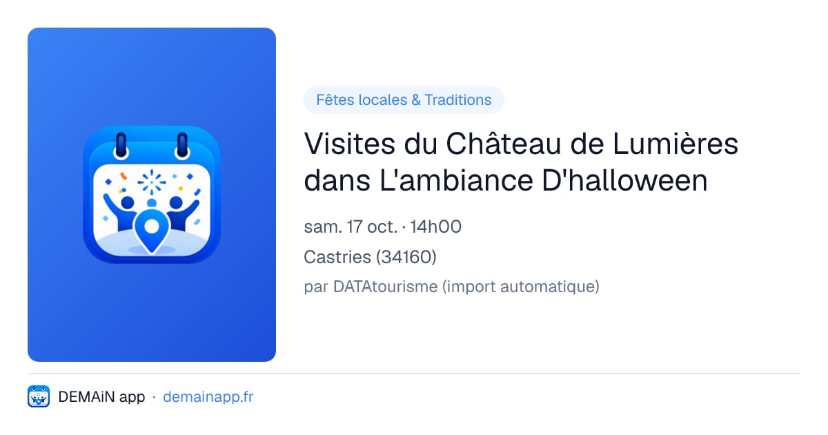 Visites du Château de Lumières dans L'ambiance D'halloween — Castries