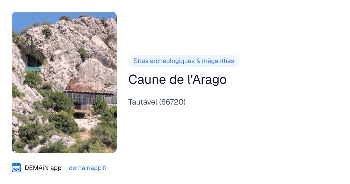 Caune de l'Arago — Tautavel