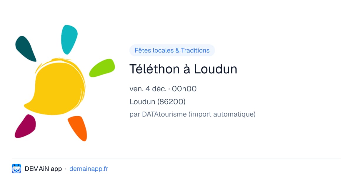 Téléthon à Loudun — Loudun