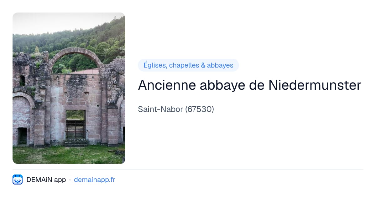 Ancienne abbaye de Niedermunster — Saint-Nabor