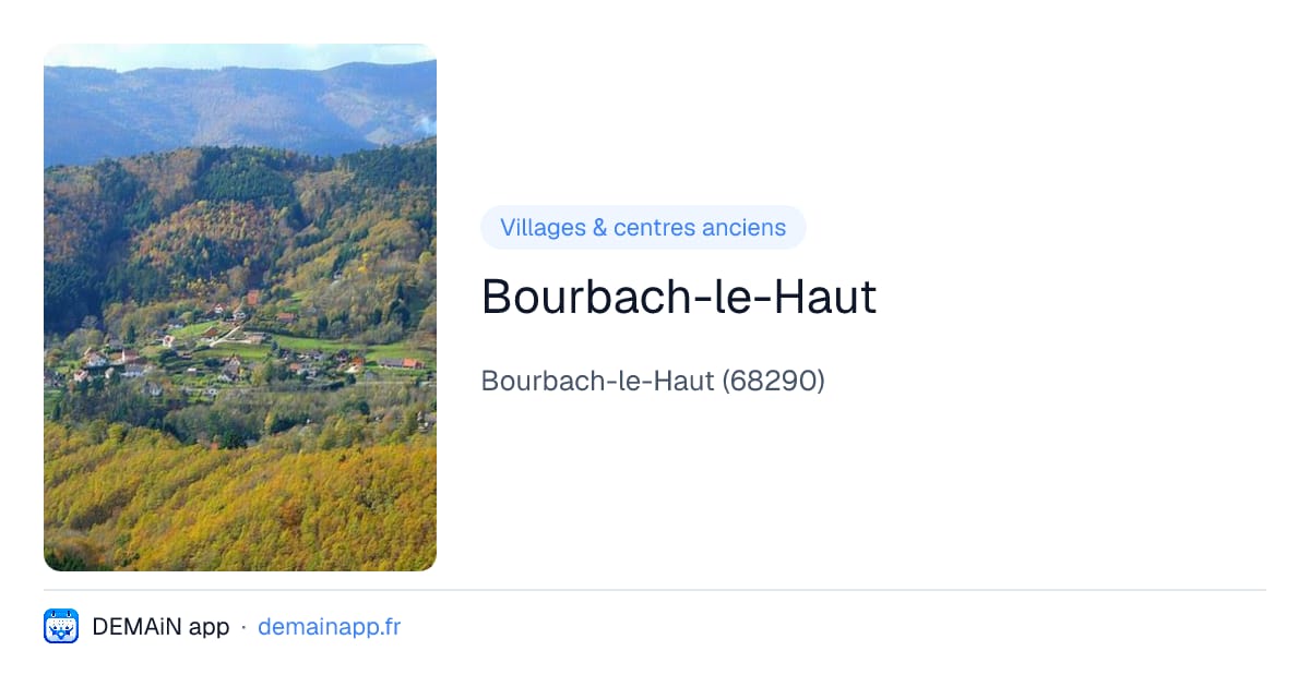 Bourbach-le-Haut — Bourbach-le-Haut