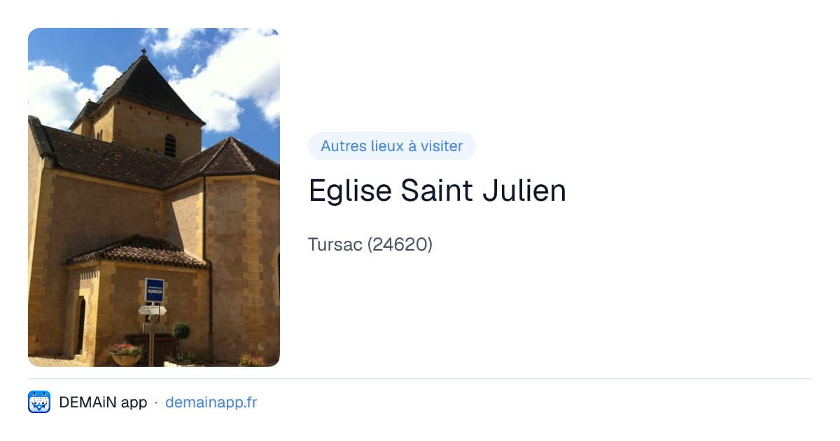 Eglise Saint Julien — Tursac