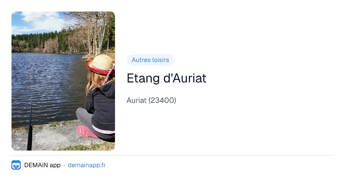 Etang d'Auriat — Auriat