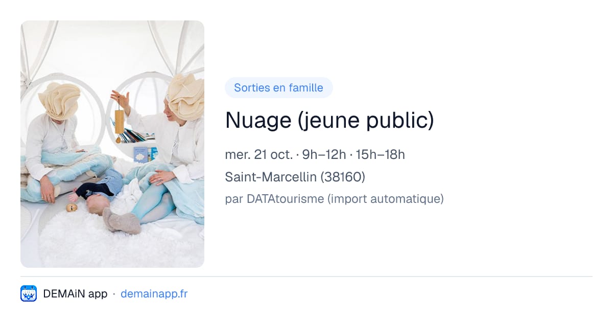 Nuage (jeune public) — Saint-Marcellin