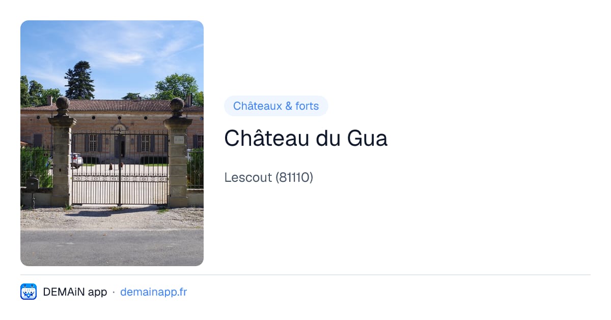 Château du Gua — Lescout