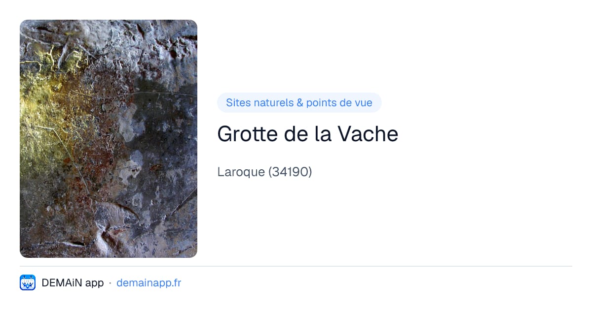 Grotte de la Vache — Laroque
