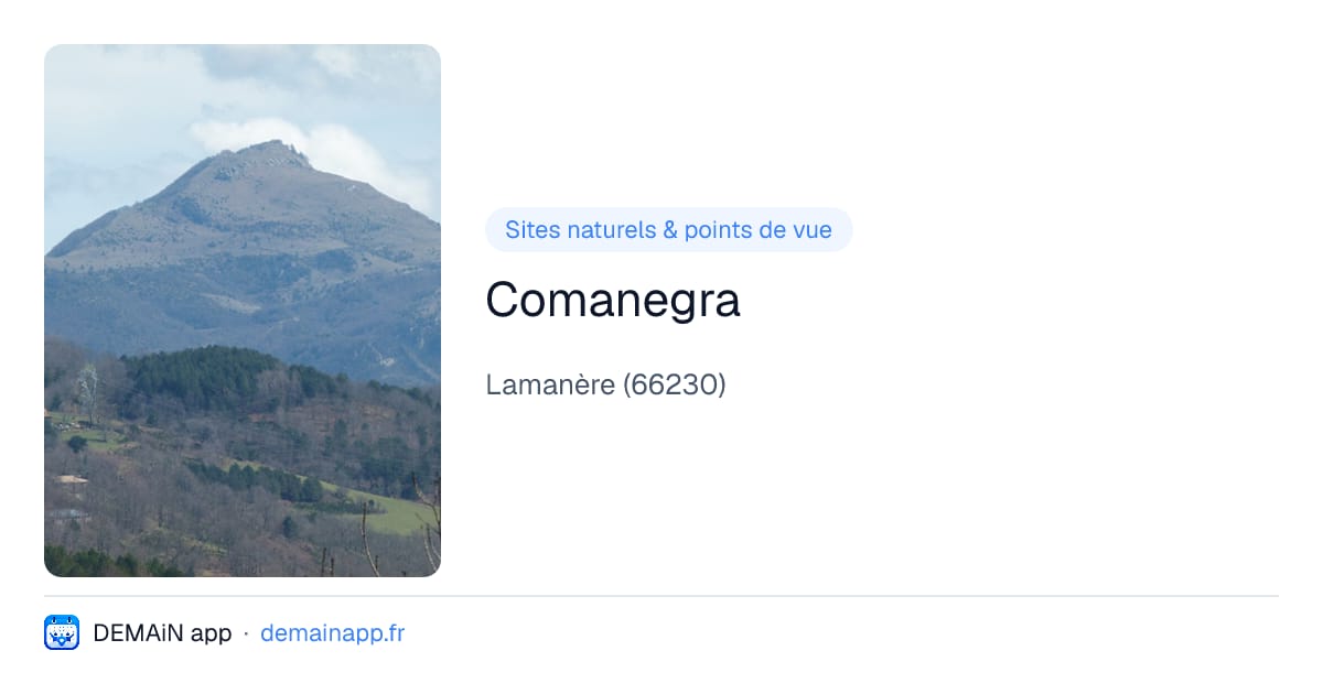 Comanegra — Lamanère