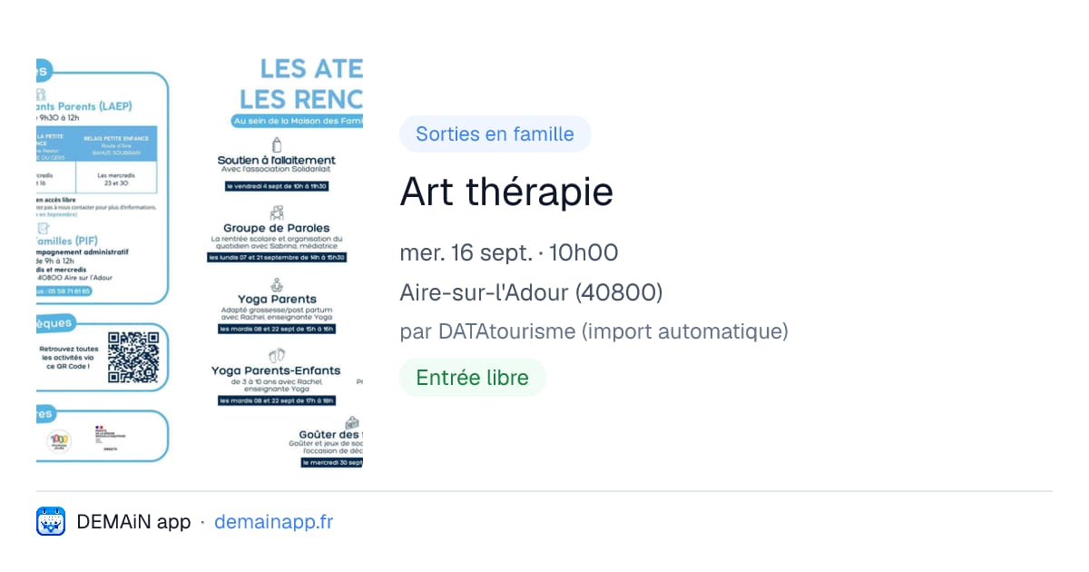 Art thérapie — Aire-sur-l'Adour