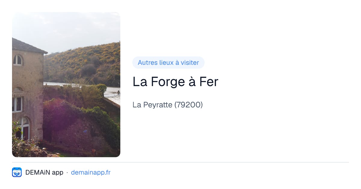 La Forge à Fer — La Peyratte