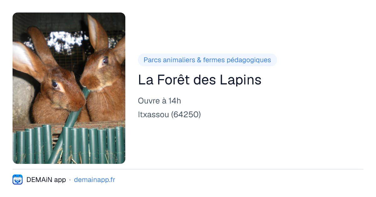 La Forêt des Lapins — Itxassou