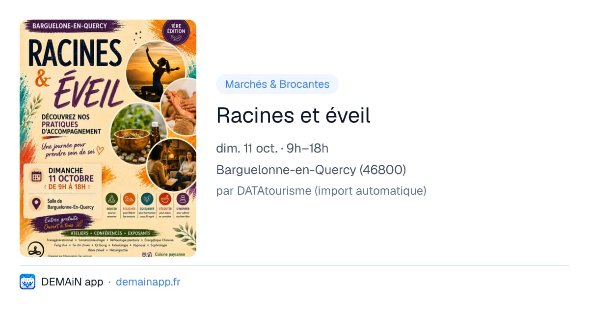 Racines et éveil — Barguelonne-en-Quercy