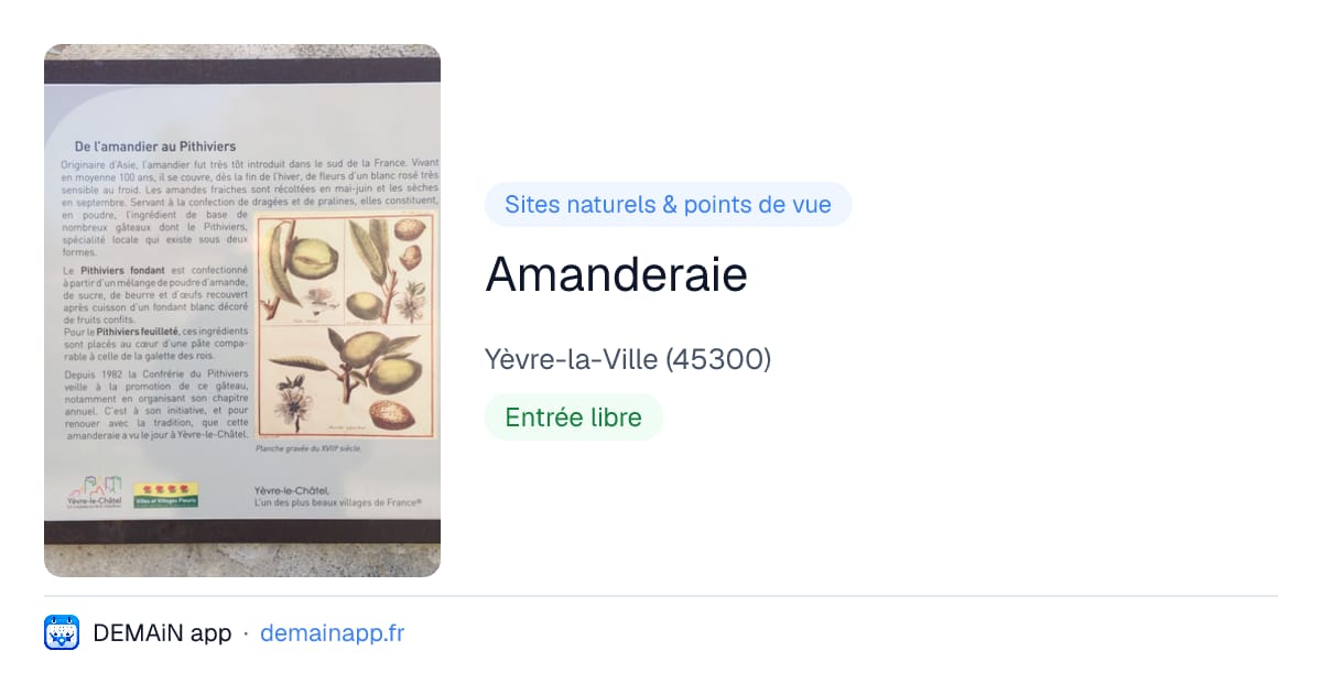Amanderaie — Yèvre-la-Ville