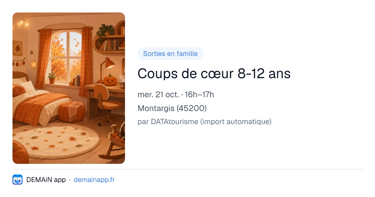 Coups de cœur 8-12 ans — Montargis