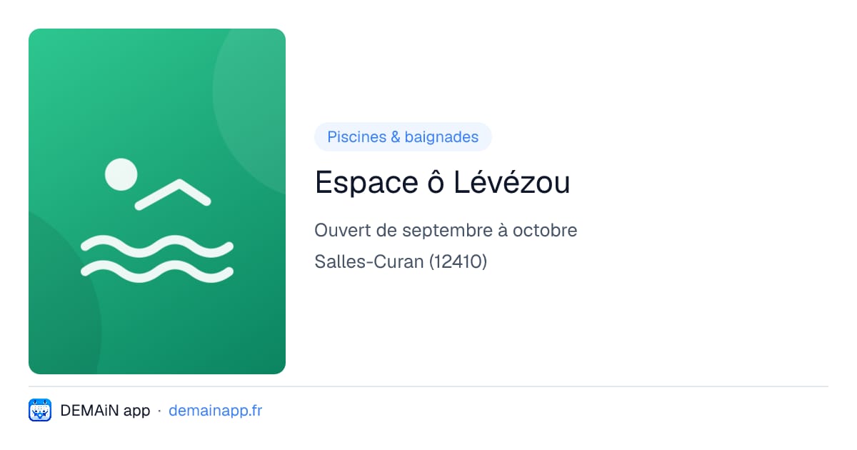Espace ô Lévézou — Salles-Curan