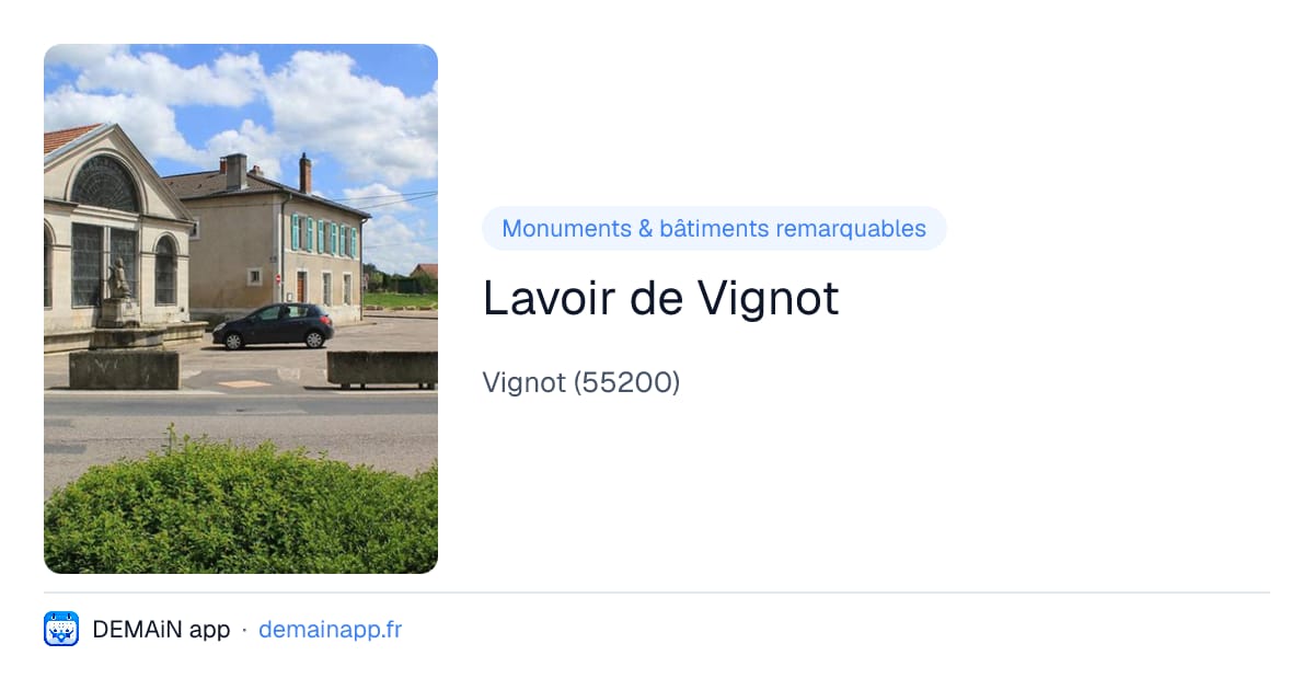 Lavoir de Vignot — Vignot