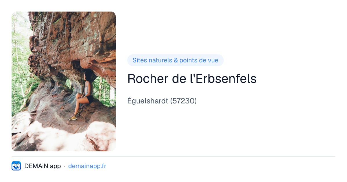 Rocher de l'Erbsenfels — Éguelshardt