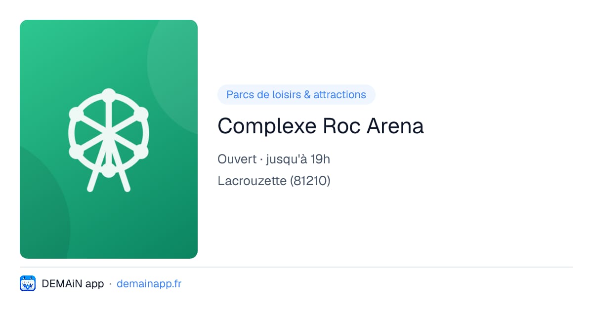 Complexe Roc Arena — Lacrouzette