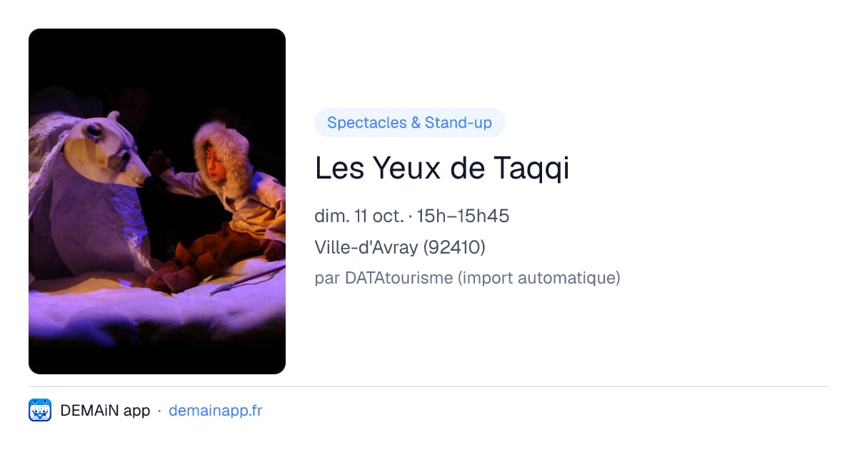 Les Yeux de Taqqi — Ville-d'Avray