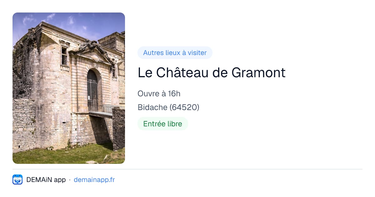 Le Château de Gramont — Bidache