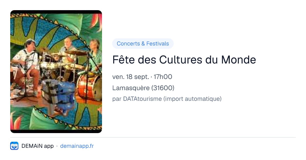 Fête des Cultures du Monde — Lamasquère