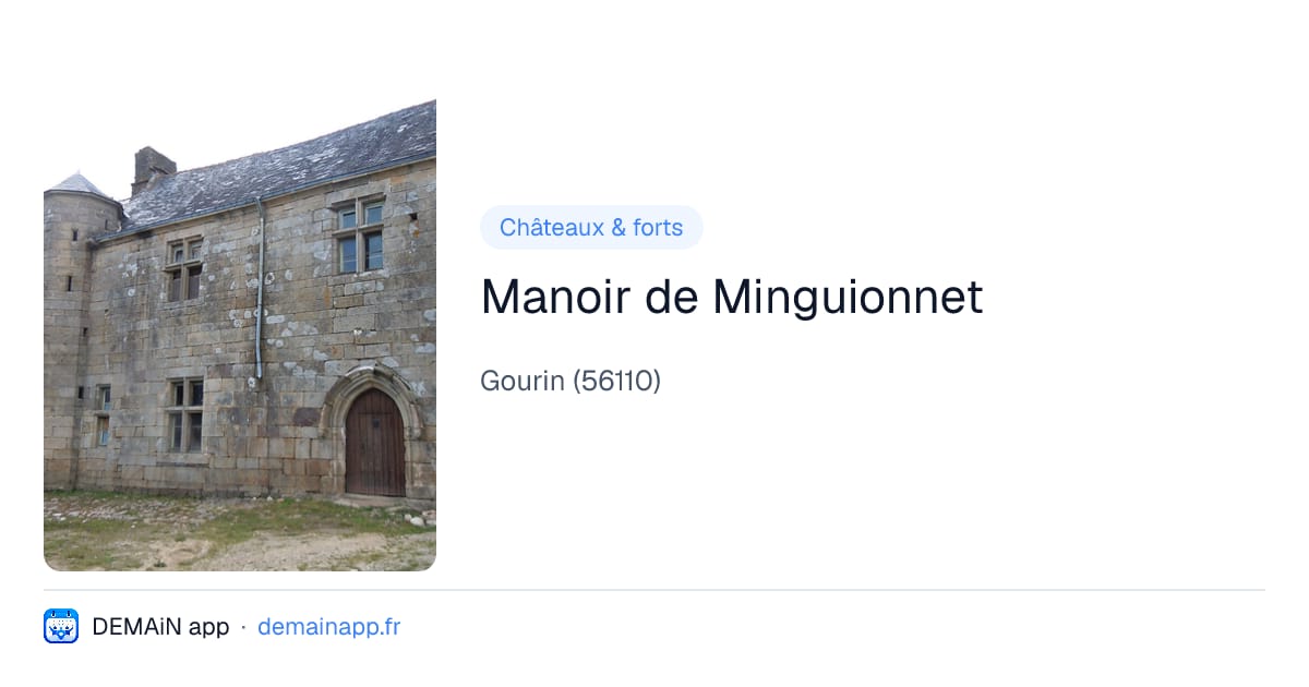 Manoir de Minguionnet — Gourin