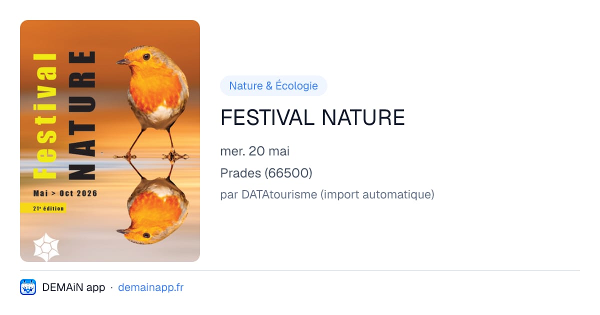 FESTIVAL NATURE — Prades