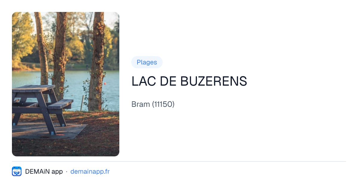 LAC DE BUZERENS — Bram