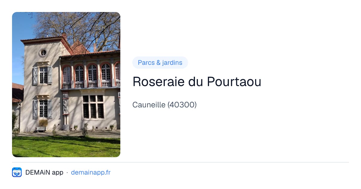 Roseraie du Pourtaou — Cauneille