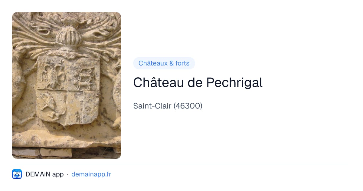 Château de Pechrigal — Saint-Clair