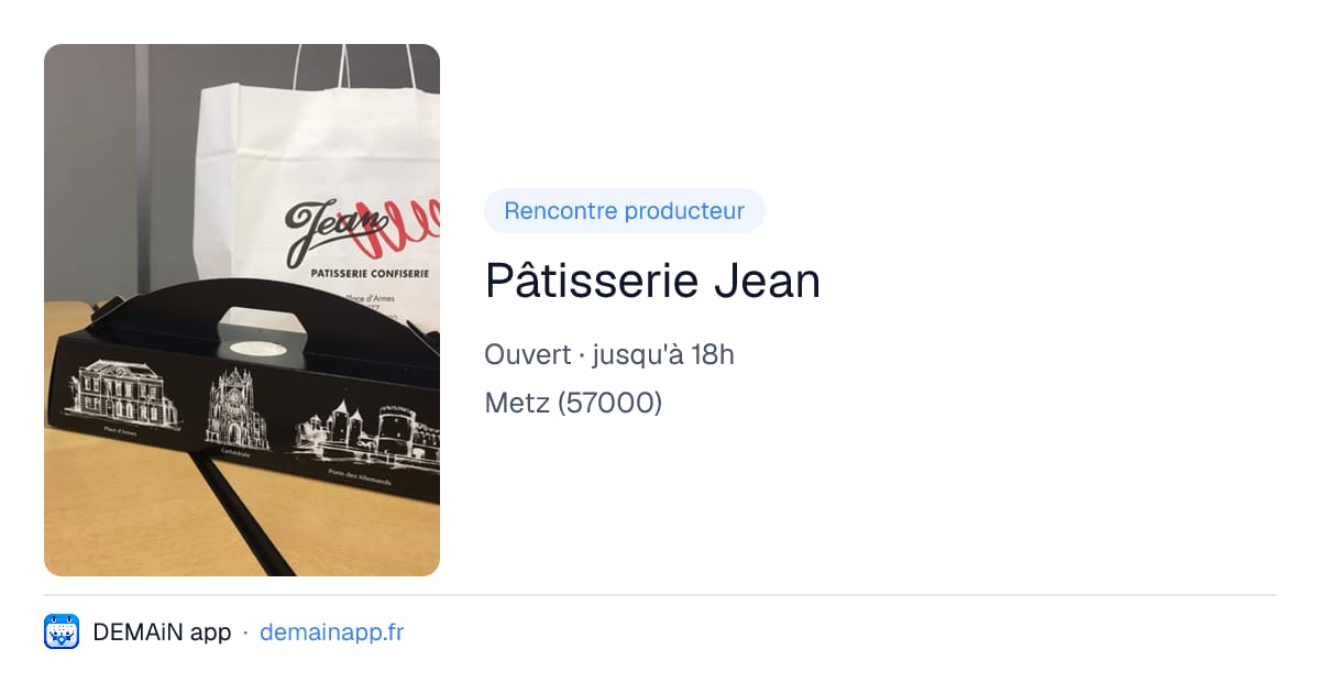 Pâtisserie Jean — Metz