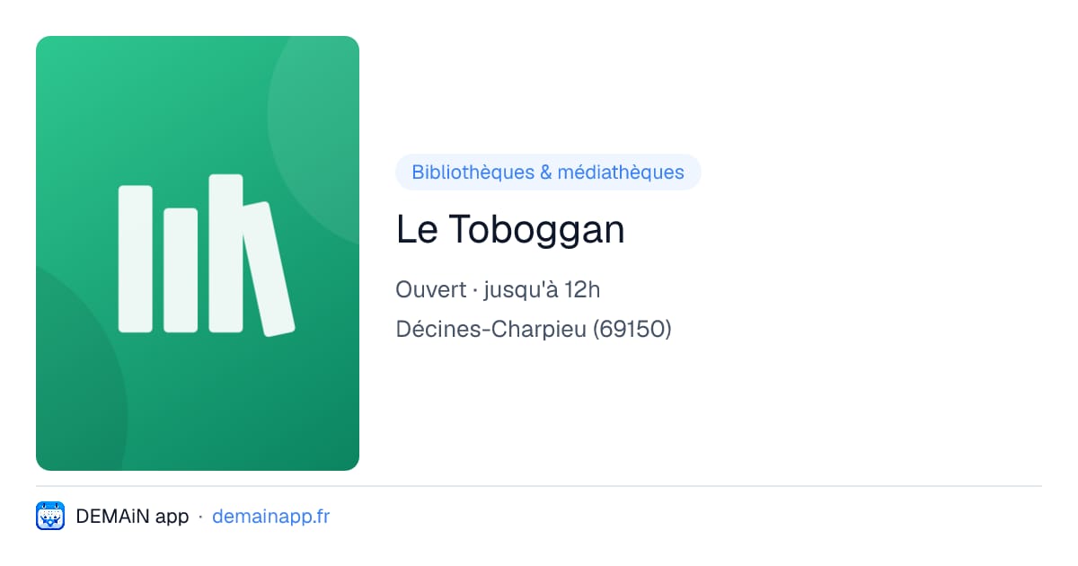Le Toboggan — Décines-Charpieu