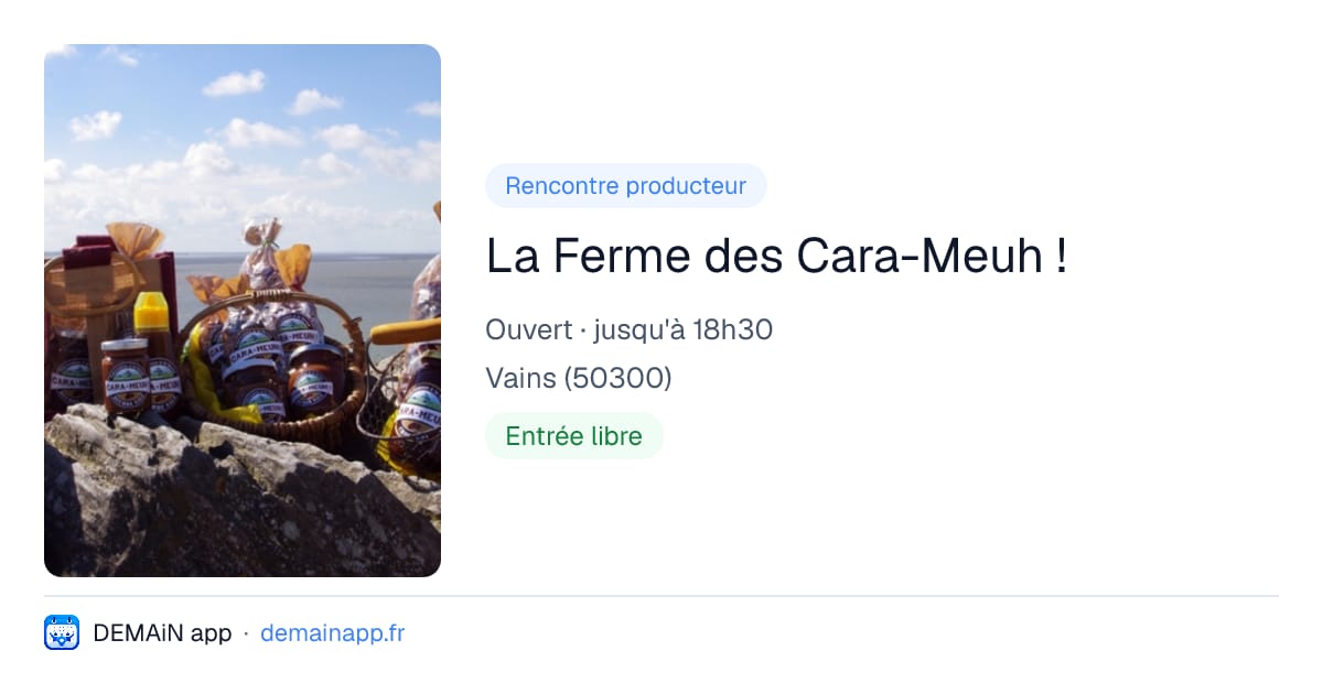 La Ferme des Cara-Meuh ! — Vains