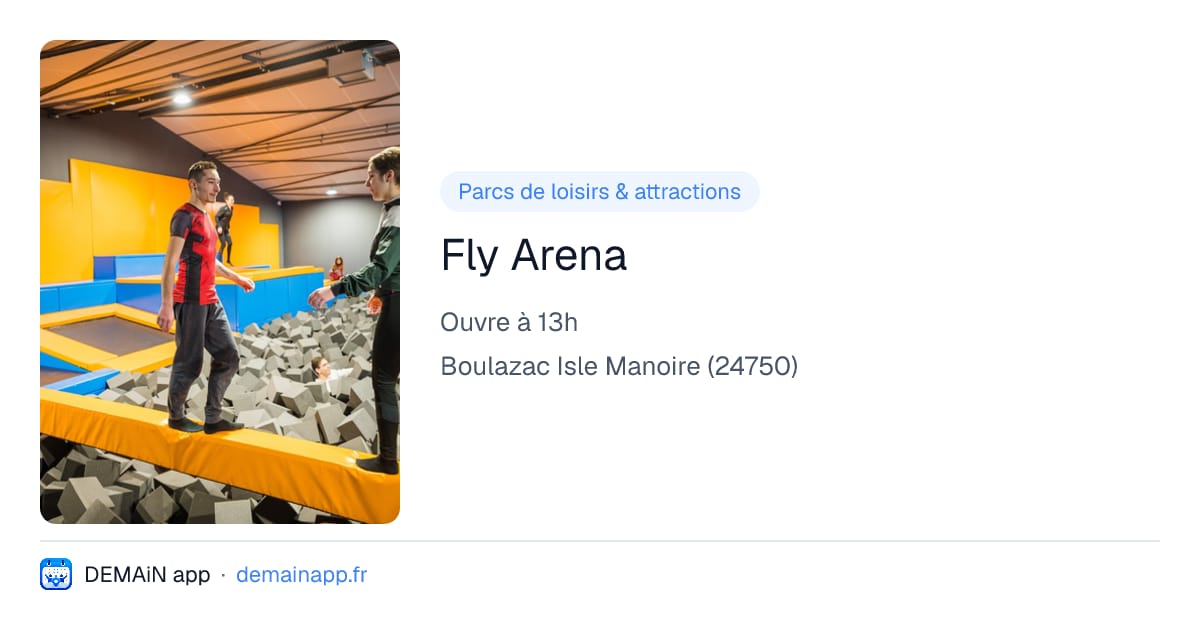 Fly Arena — Boulazac Isle Manoire
