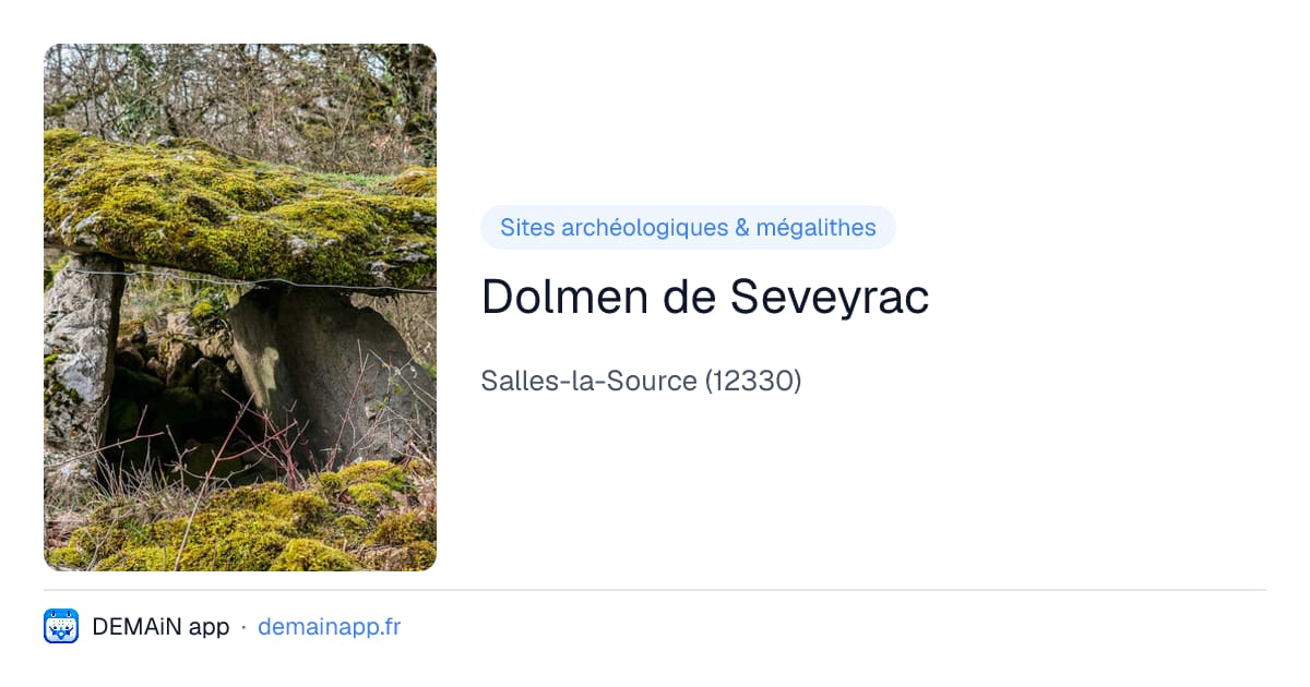 Dolmen de Seveyrac — Salles-la-Source