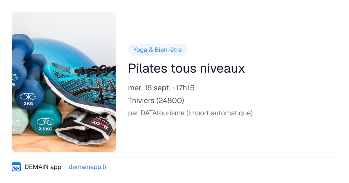 Pilates tous niveaux — Thiviers