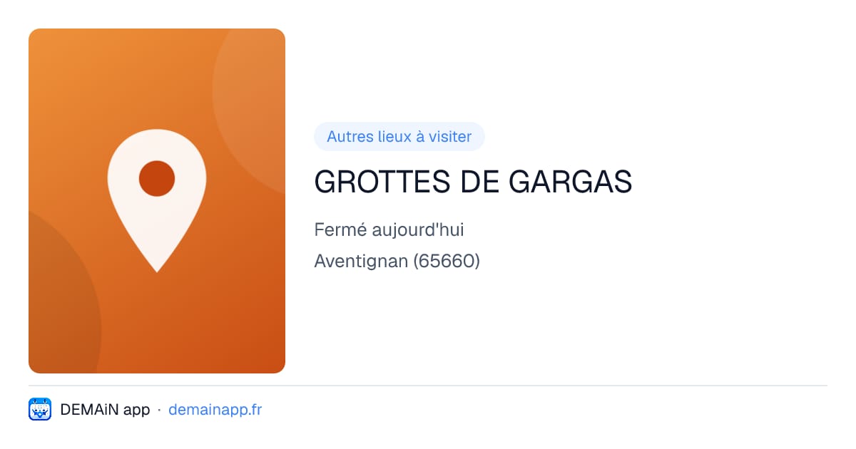 GROTTES DE GARGAS — Aventignan
