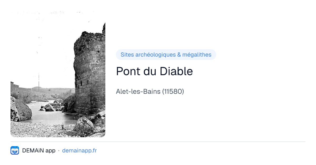 Pont du Diable — Alet-les-Bains