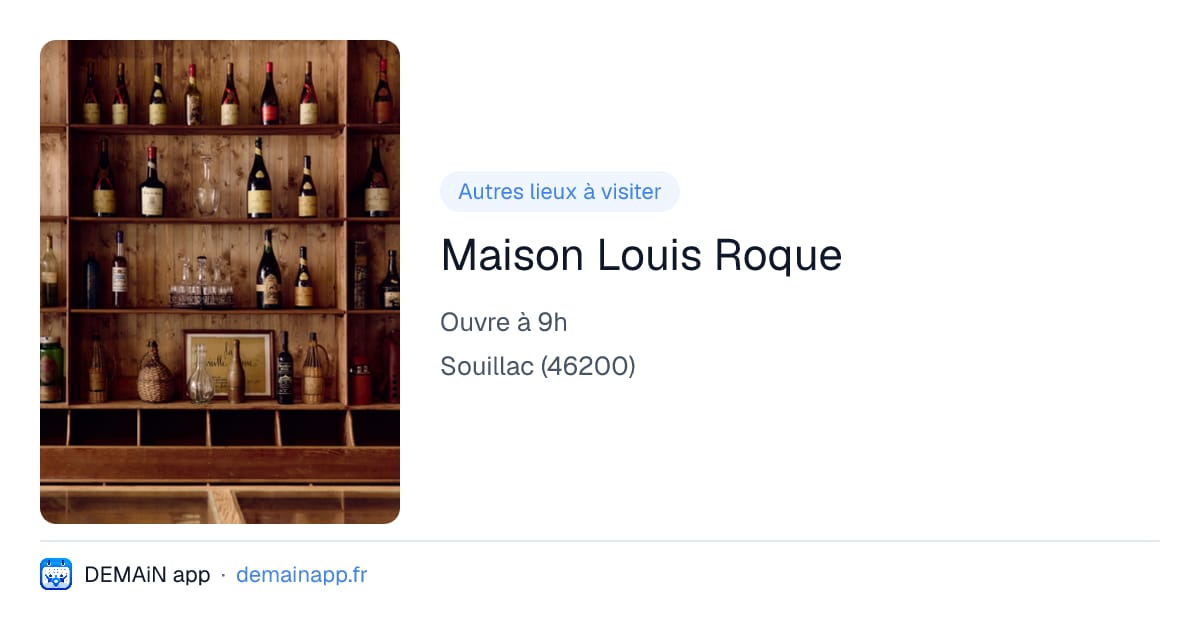 Maison Louis Roque — Souillac