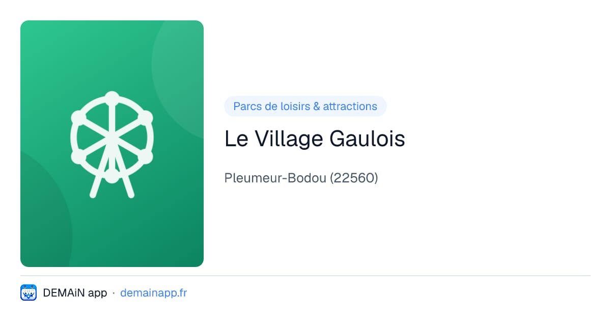 Le Village Gaulois — Pleumeur-Bodou