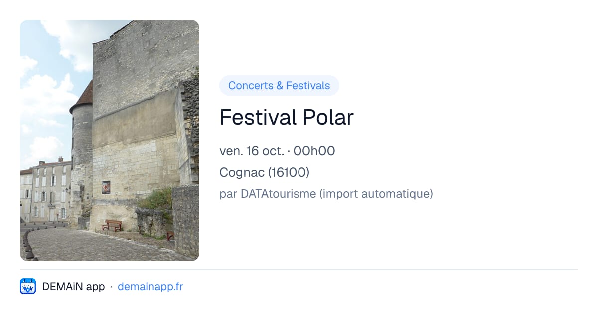 Festival Polar — Cognac