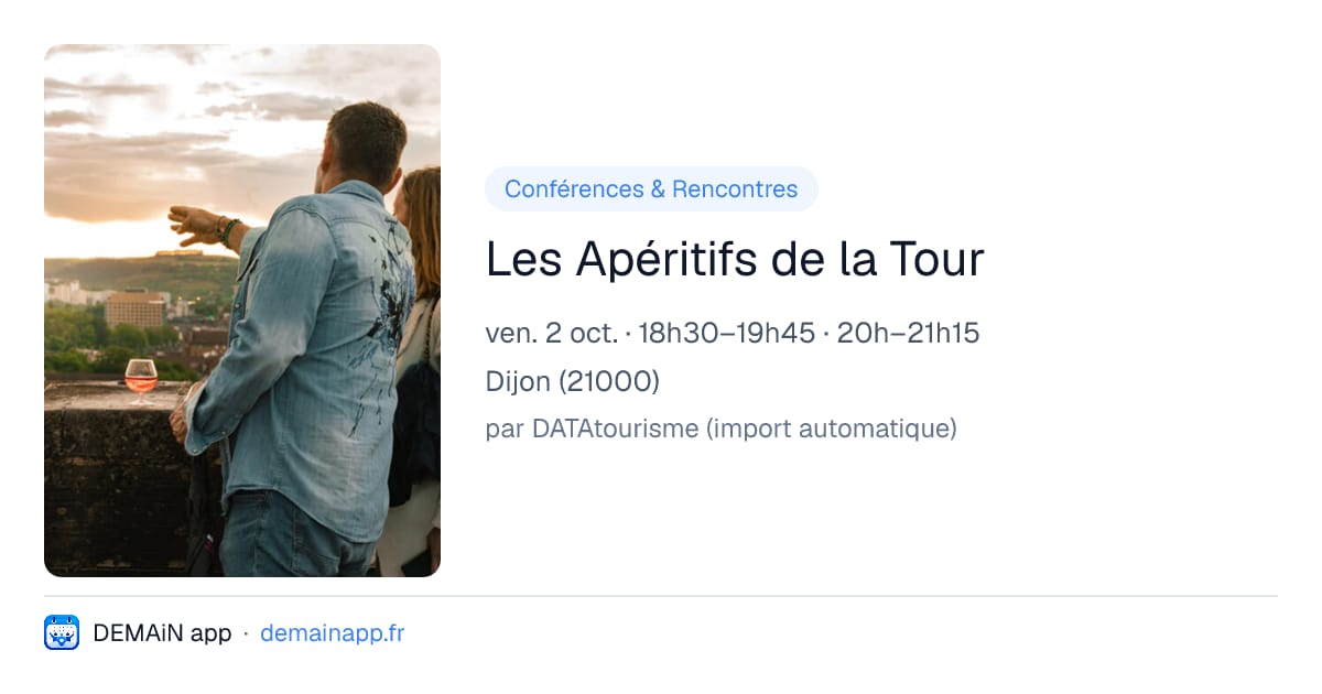 Les Apéritifs de la Tour — Dijon