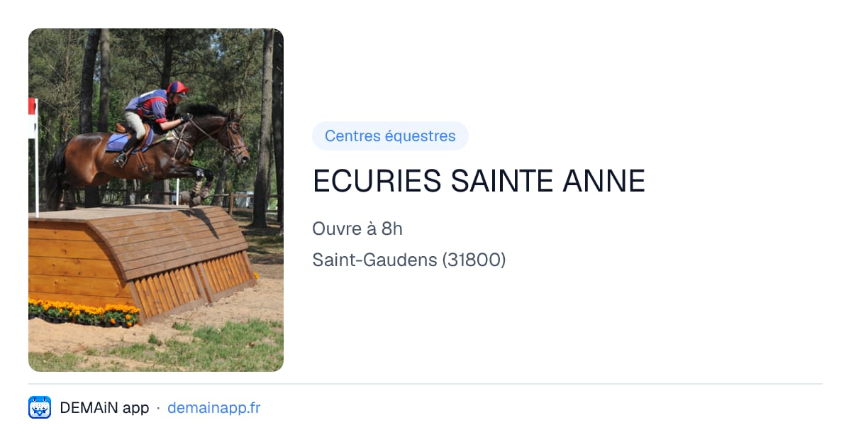 ECURIES SAINTE ANNE — Saint-Gaudens