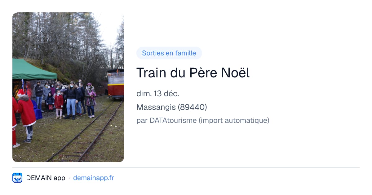 Train du Père Noël — Massangis