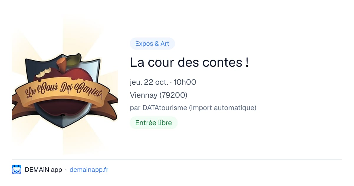 La cour des contes ! — Viennay
