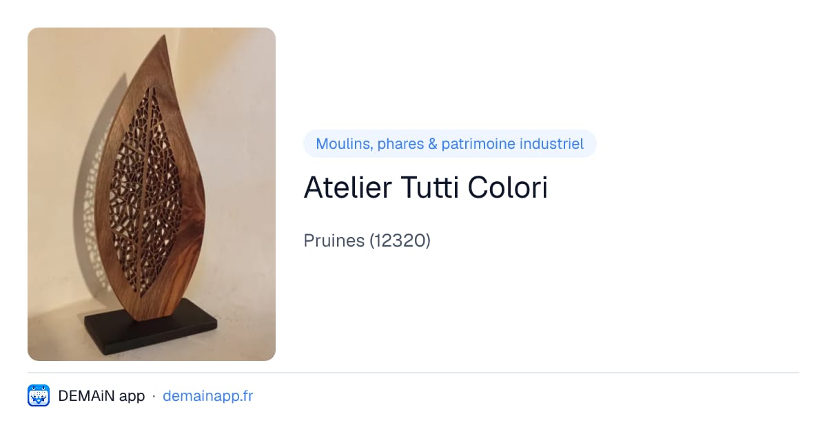 Atelier Tutti Colori — Pruines