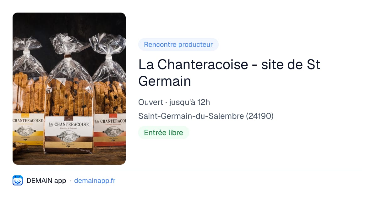 La Chanteracoise - site de St Germain — Saint-Germain-du-Salembre