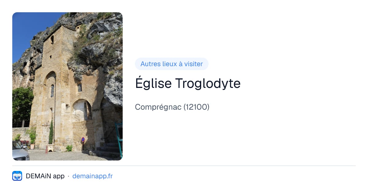 Église Troglodyte — Comprégnac