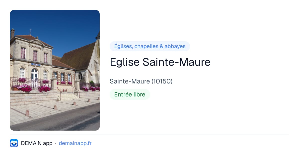 Eglise Sainte-Maure — Sainte-Maure